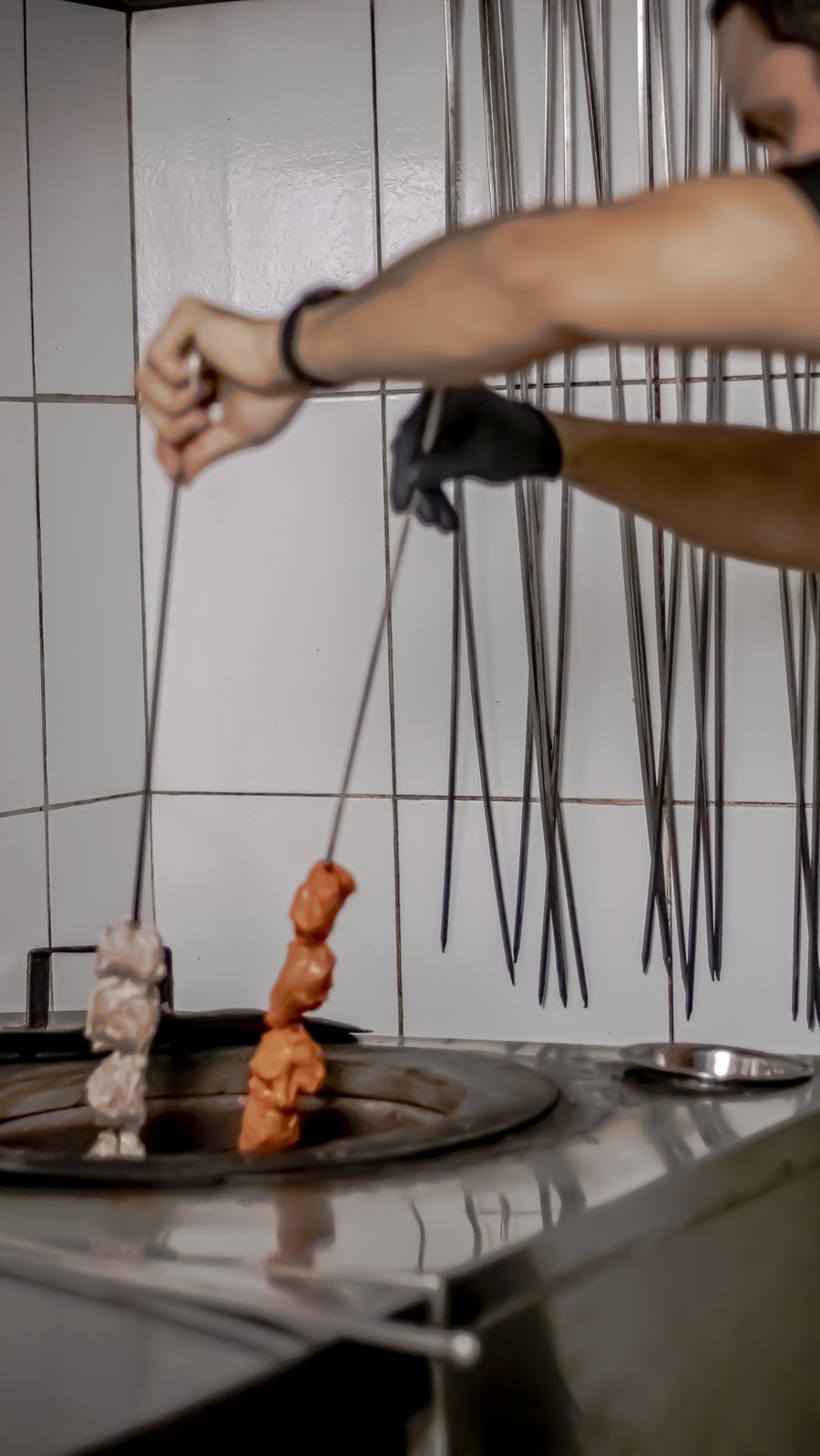 Curries and fresh naan prepared by Masala chefs