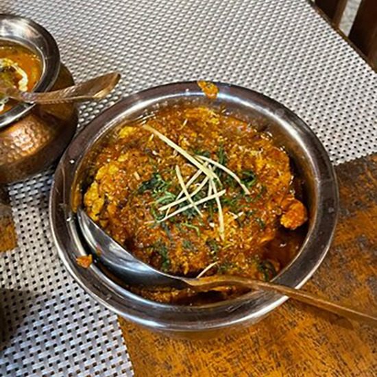 Dining space at Masala Indian Restaurant