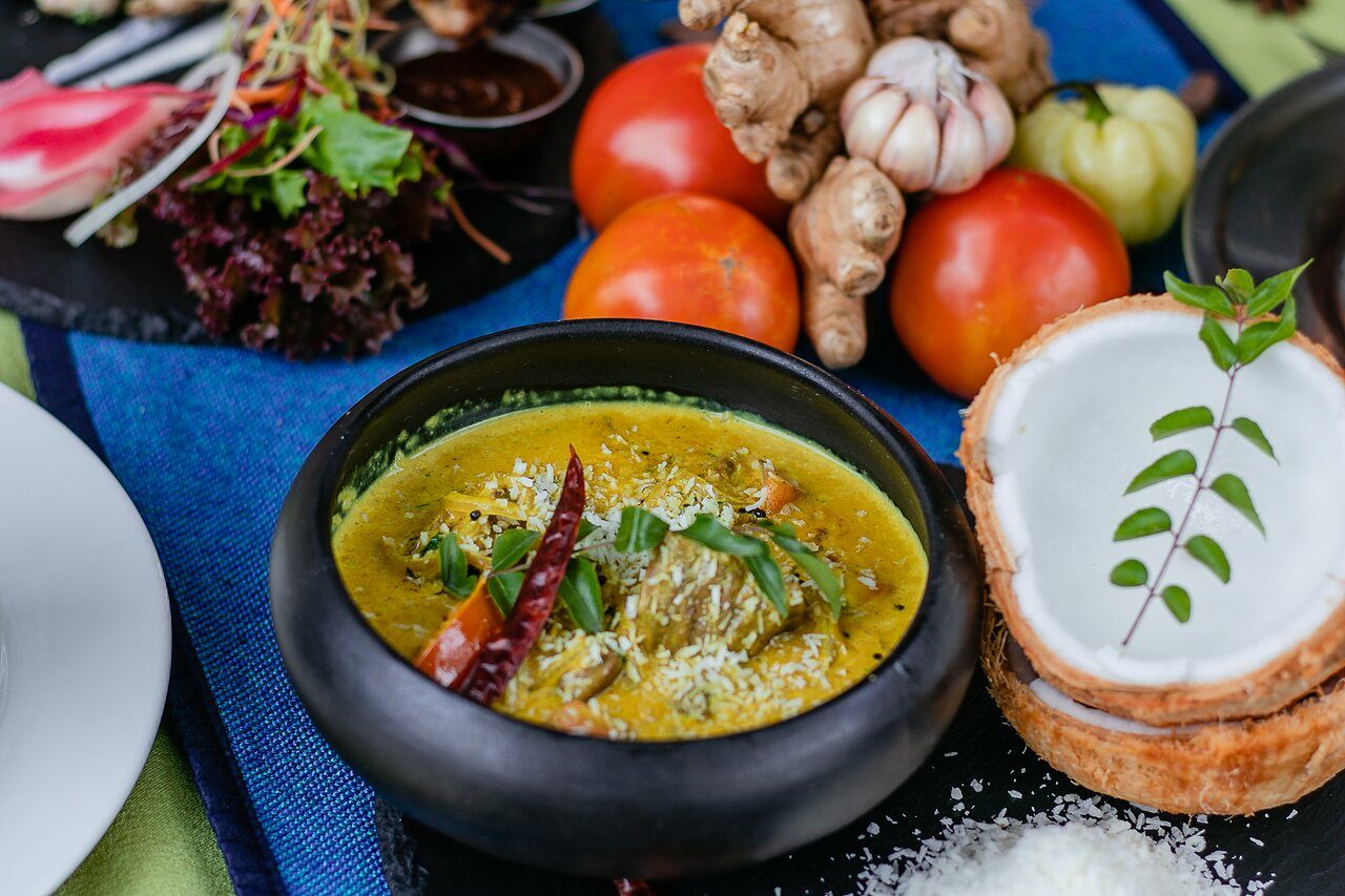 Coconut Curry served at Masala