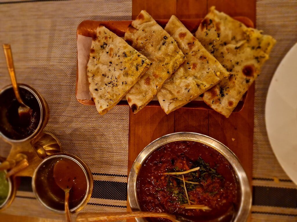 Indian dish prepared at Masala