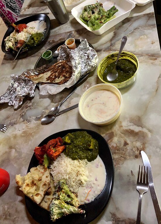 Dining space at Masala Indian Restaurant